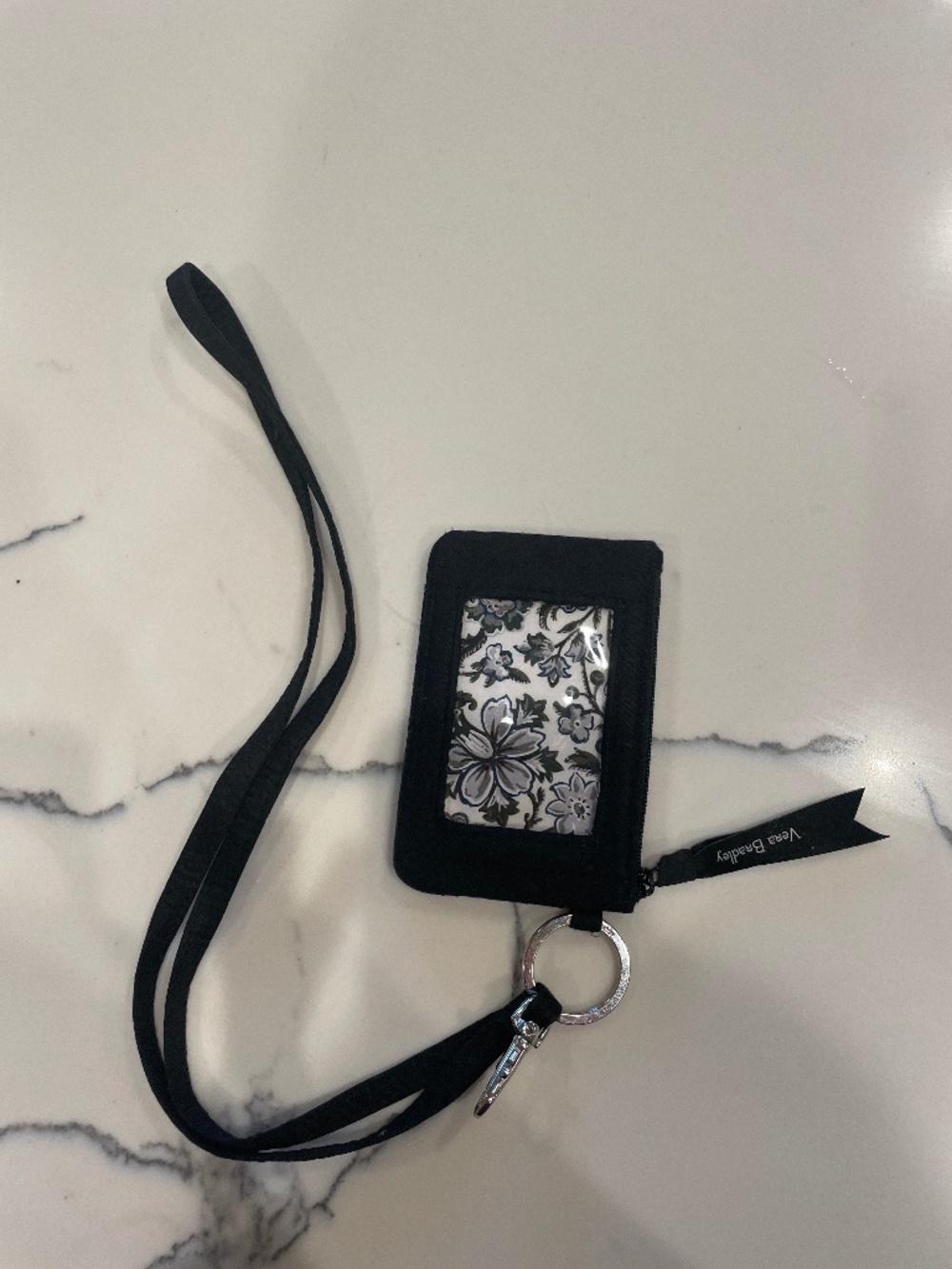 Vera Bradley black lanyard